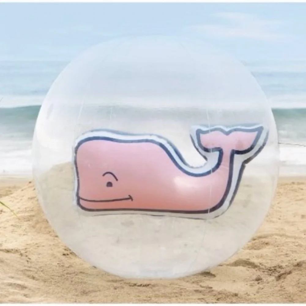NWT Vineyard Vines 30” Pink Whale Beach Ball - Picture 2 of 3